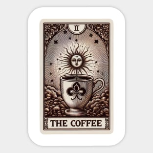 The Coffee - Tarot Card Sticker